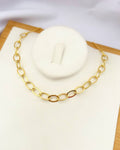 Choker Folheado a ouro 18k Elos vazados