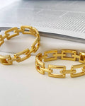 Bracelete Max corrente Semi Joias a ouro 18k.