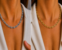 Colar Folheado a ouro 18k e prata Inspiração Tiffany
